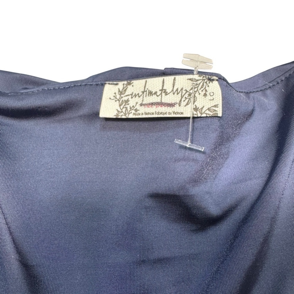 New Free People Intimately Another Round Blue Cami Top Size L - Picture 6 of 8